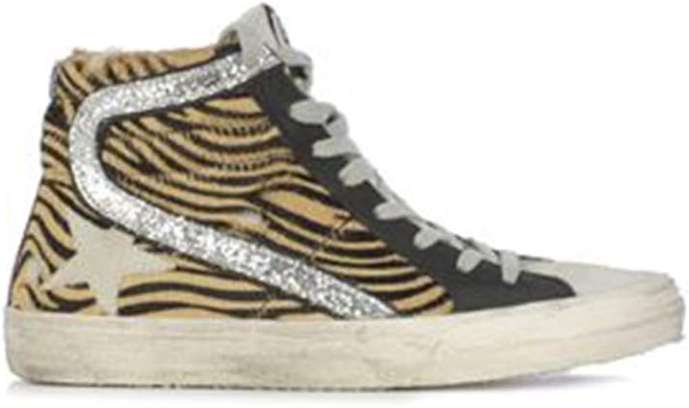 Women's High-Top Leather Sneakers — Style iumnslhg-2351