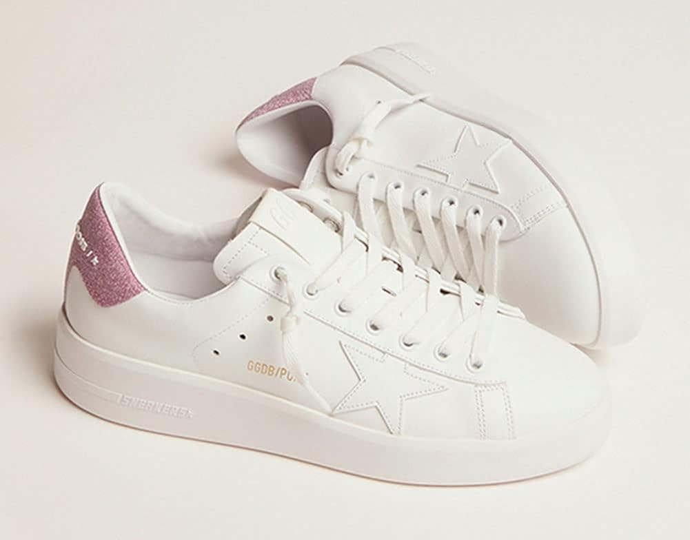 Women's Low-Top Leather Sneakers — Style iumnslhg-1735 - Image 11