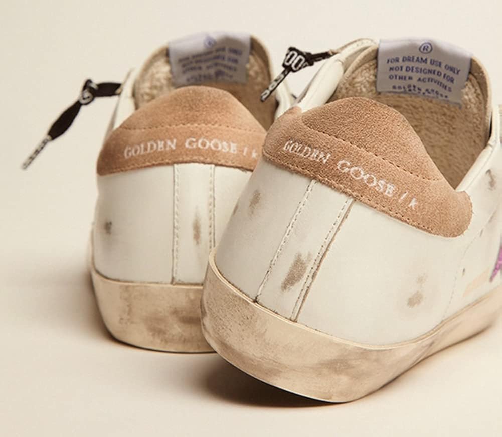 Women's Leather Retro Sneakers — Style HBKS-1053 - Image 5