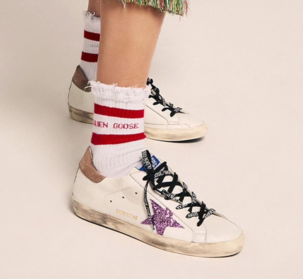 Women's Leather Retro Sneakers — Style HBKS-1053 - Image 2