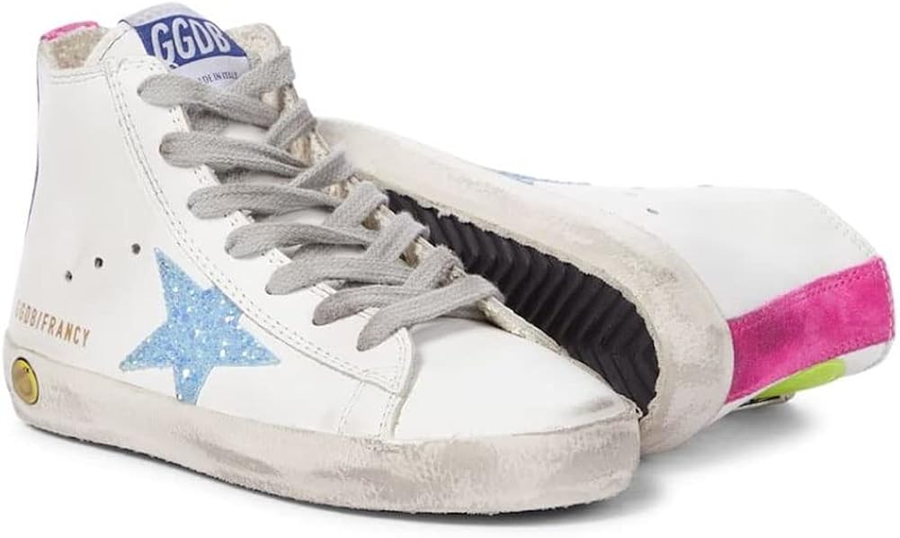 Women's High-Top Leather Sneakers — Style HBKS-980 - Image 21