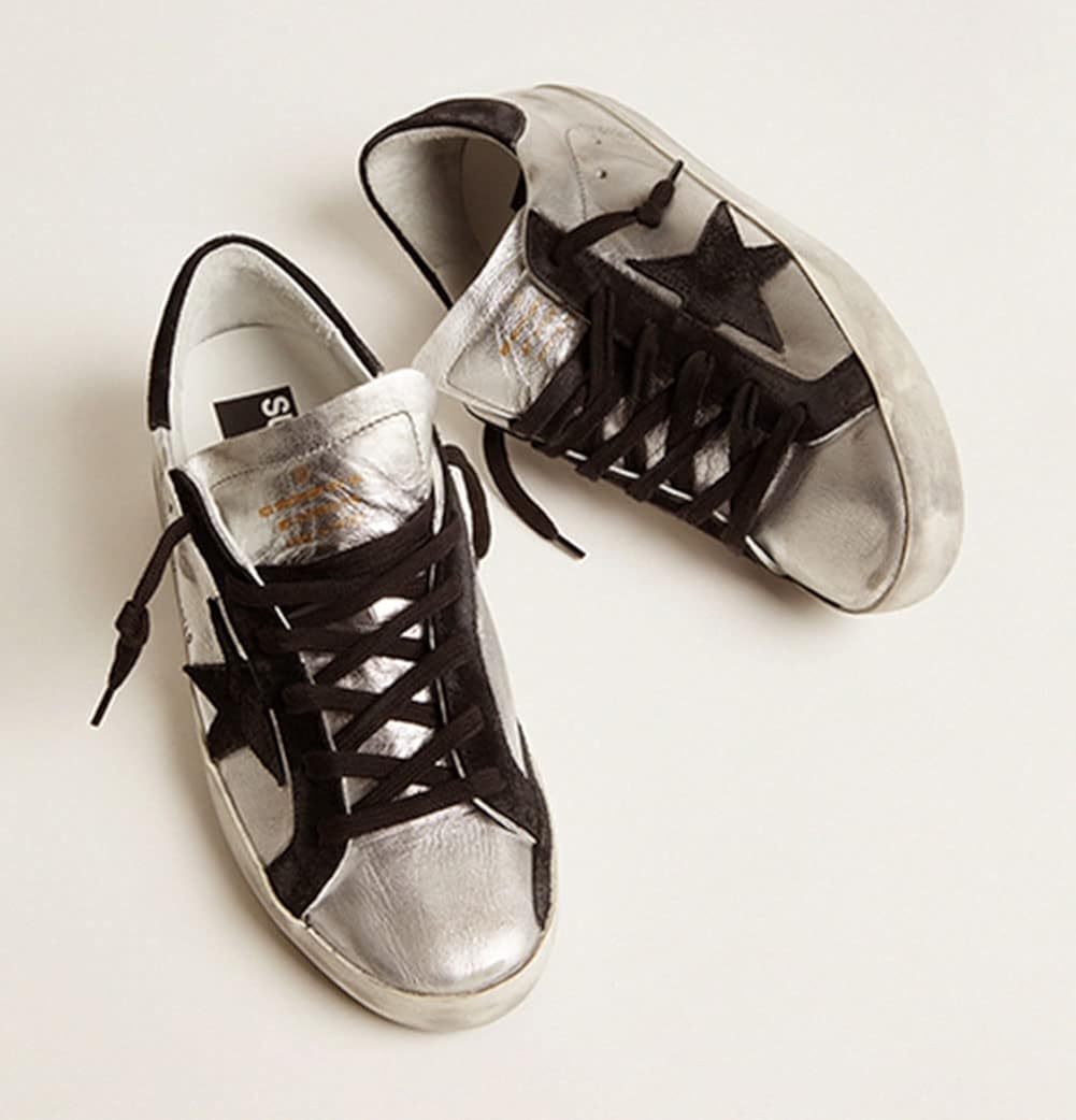 Women's Leather Retro Sneakers — Style iumnslhg-2131 - Image 3
