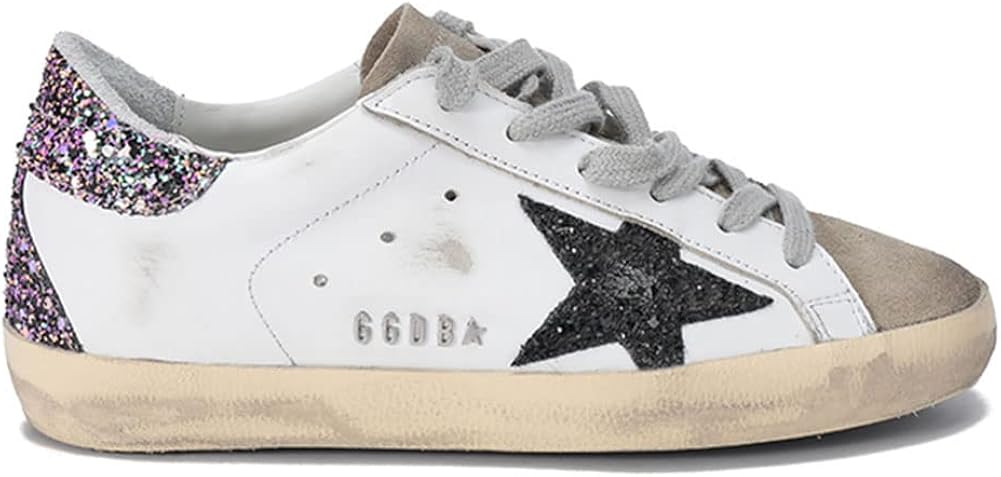 Women's Leather Retro Sneakers — Style HBKS-382 - Image 2