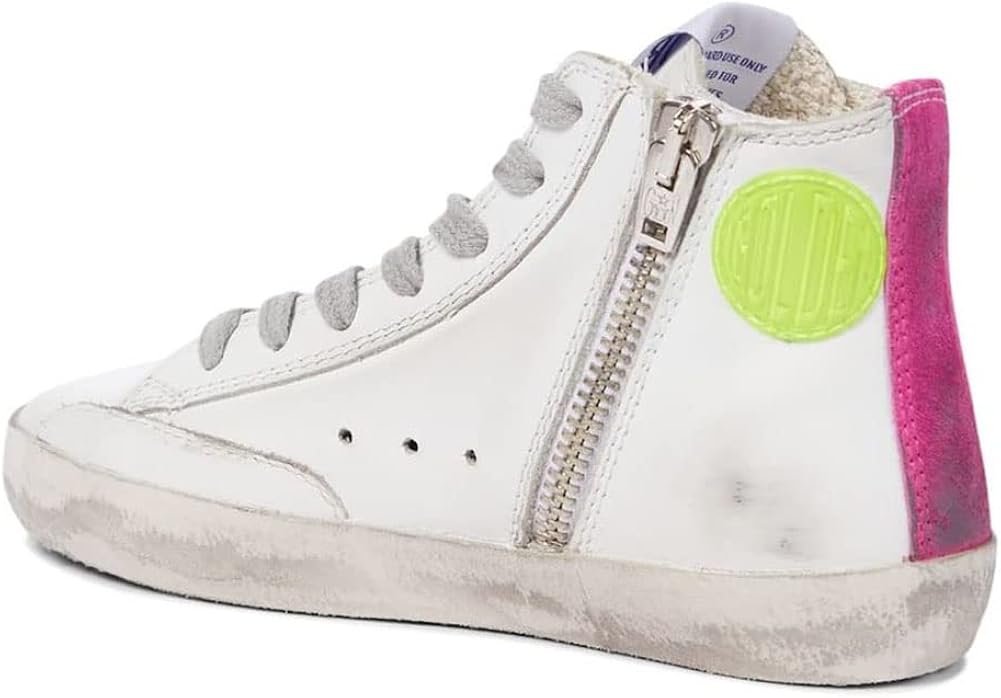 Men's High-Top Leather Sneakers — Style HBKS-946