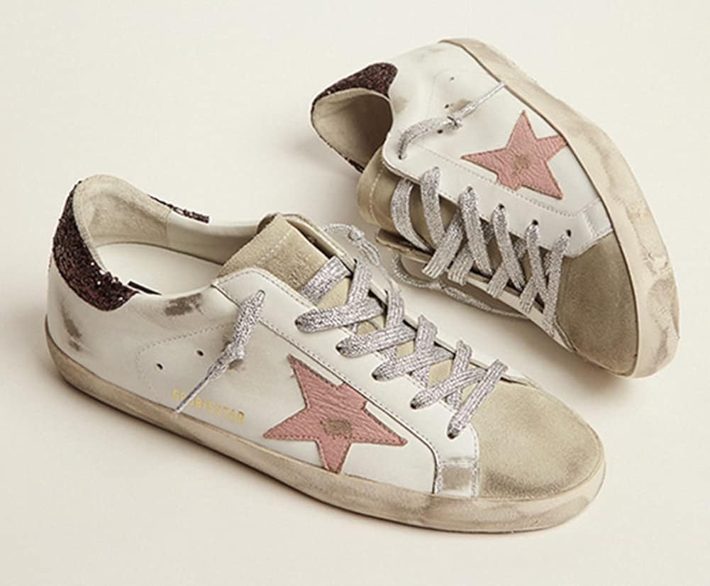 Women's Leather Retro Sneakers — Style HBKS-1053 - Image 10