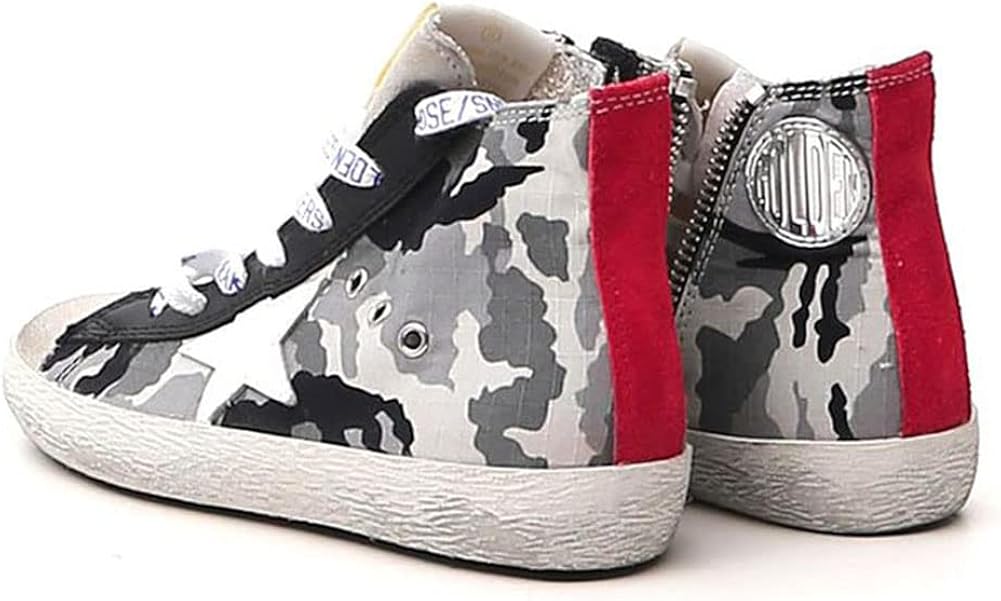 Men's High-Top Leather Sneakers — Style HBKS-963