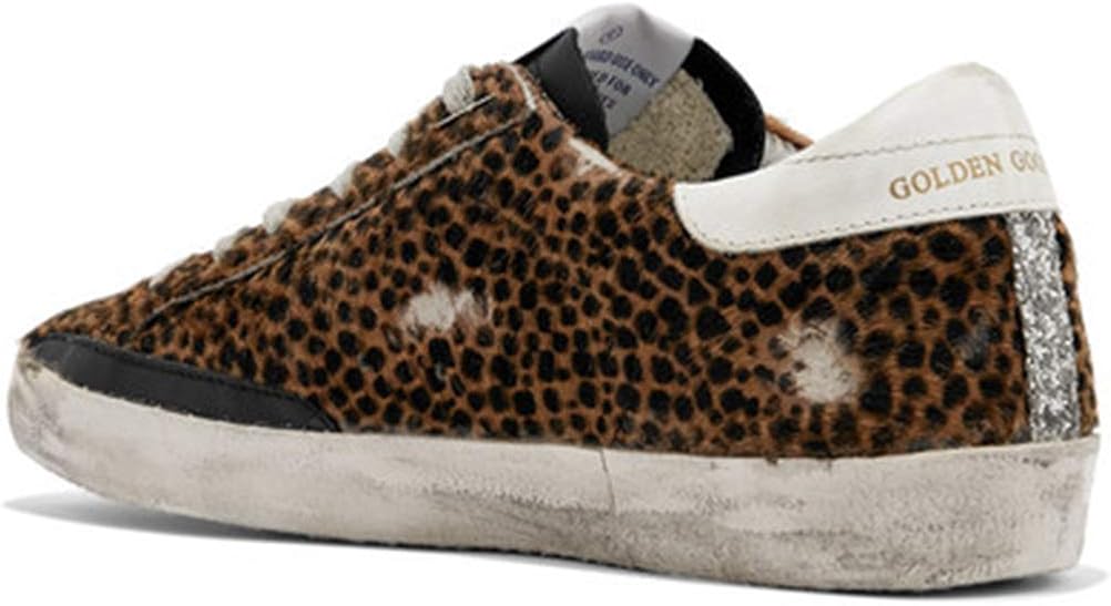 Women's Leopard-Print Leather Sneakers — Style HBKS-313 - Image 4
