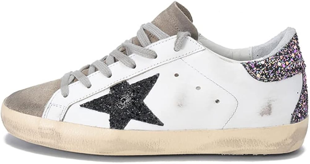 Women's Leather Retro Sneakers — Style HBKS-382
