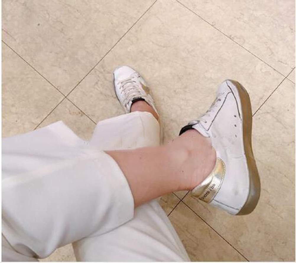 Women's Super-Star Leather Sneakers — Style HBKS-69 - Image 3