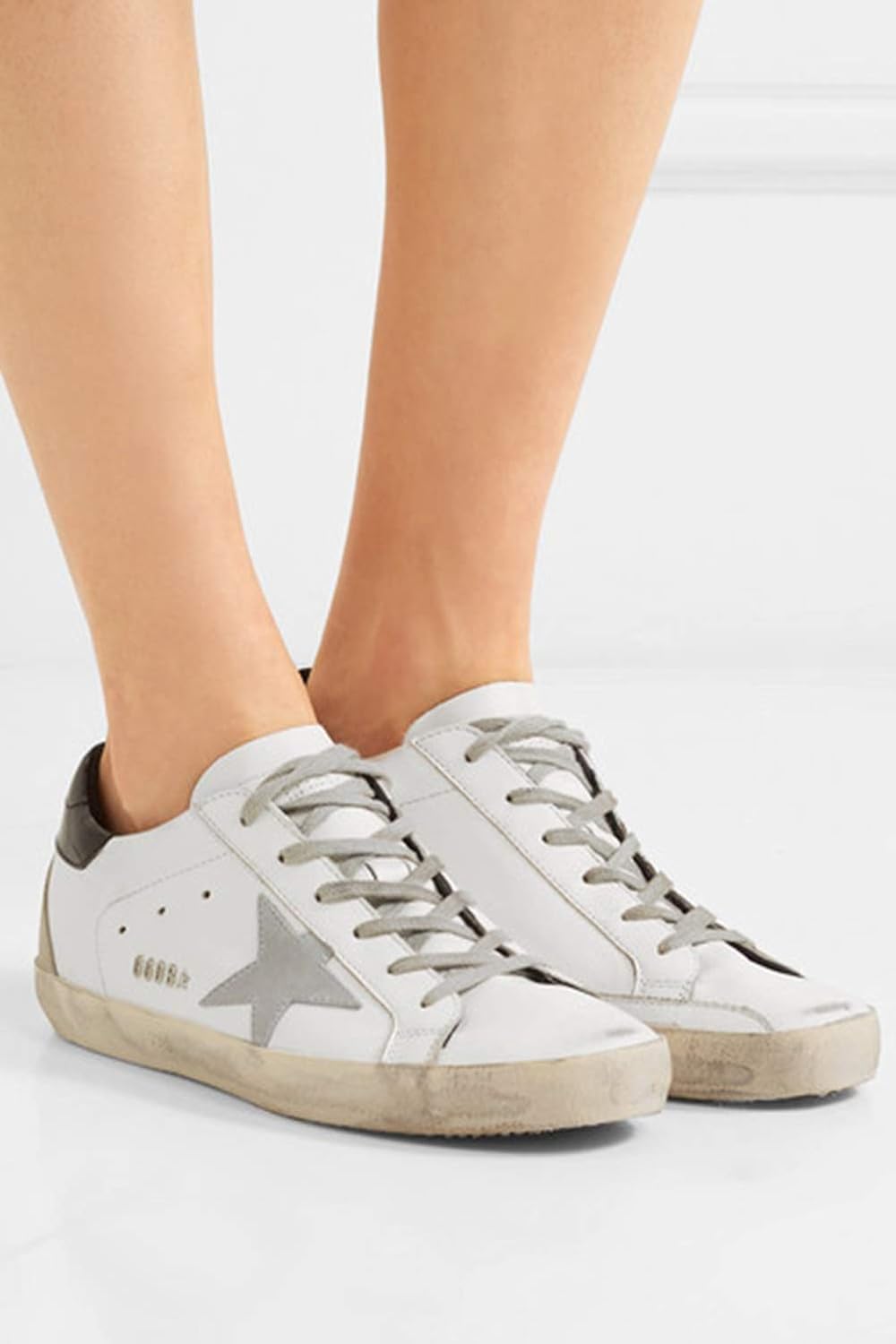 Women's Super-Star Leather Sneakers — Style HBKS-191 - Image 15