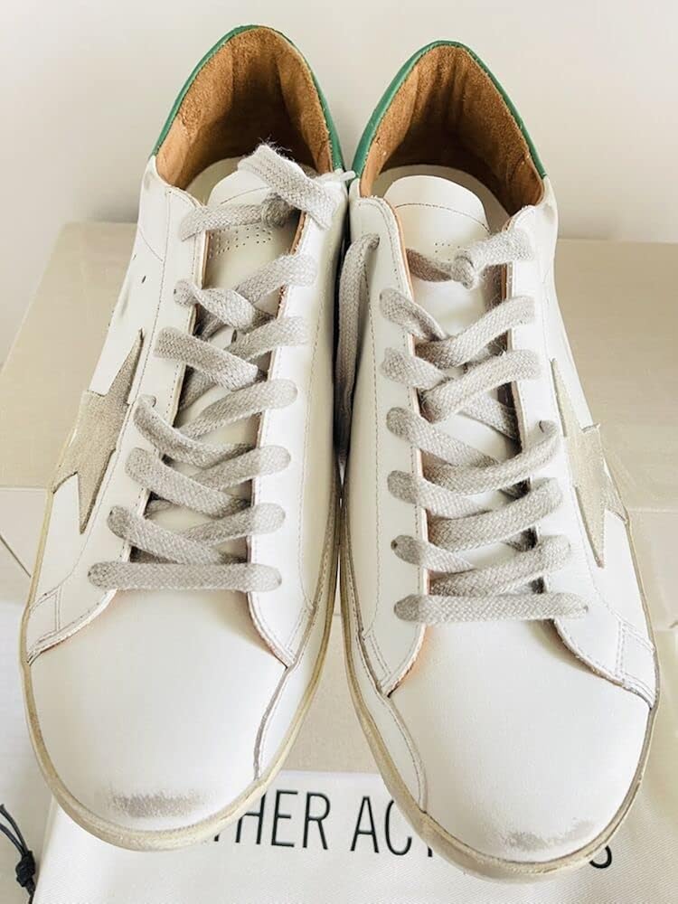 Women's Super-Star Leather Sneakers — Style HBKS-610 - Image 3