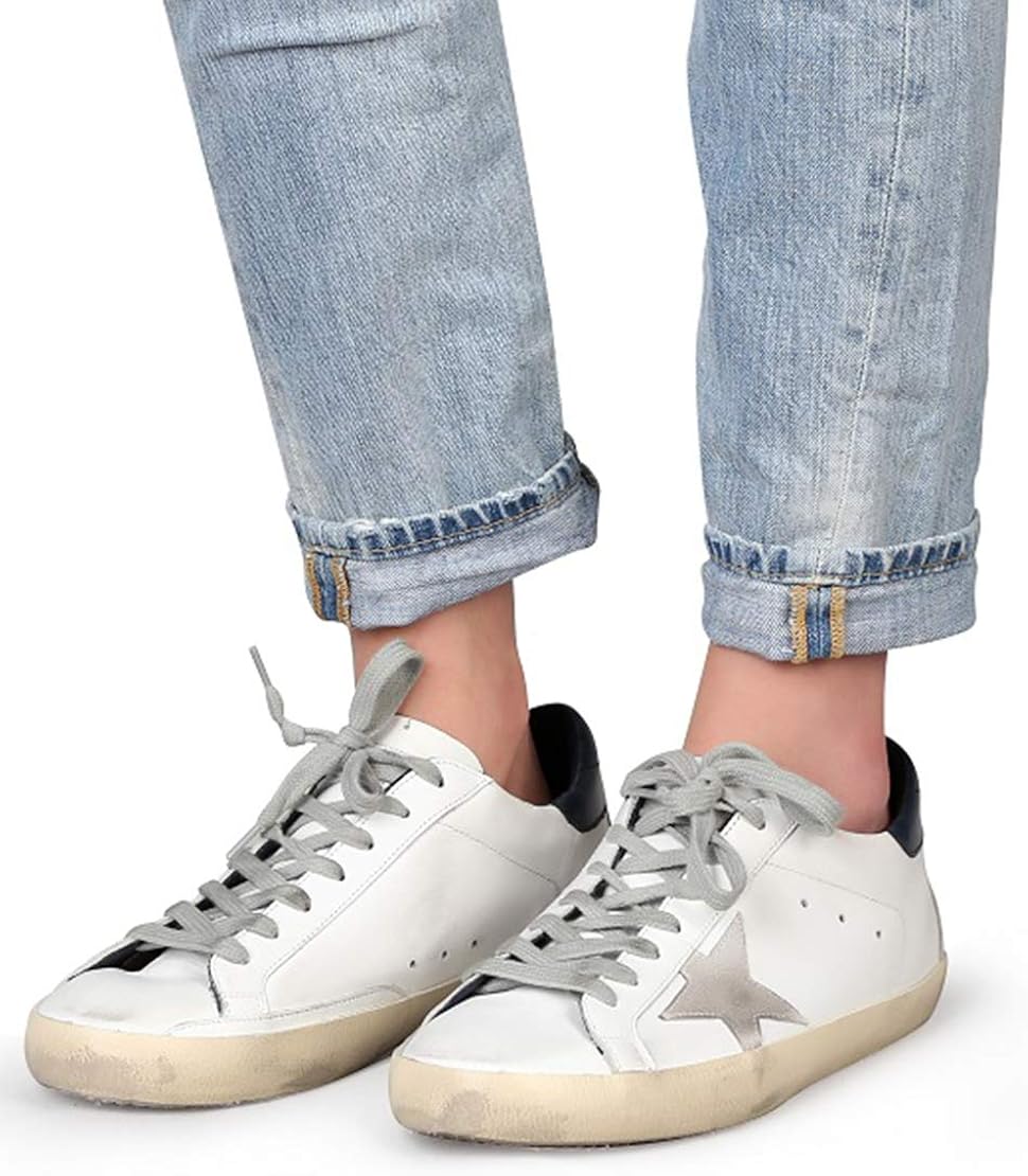 Women's Super-Star Leather Sneakers — Style HBKS-362 - Image 2