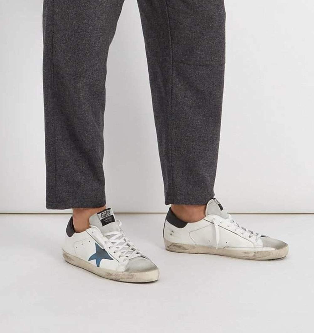 Women's Low-Top Leather Sneakers — Style HBKS-35 - Image 9