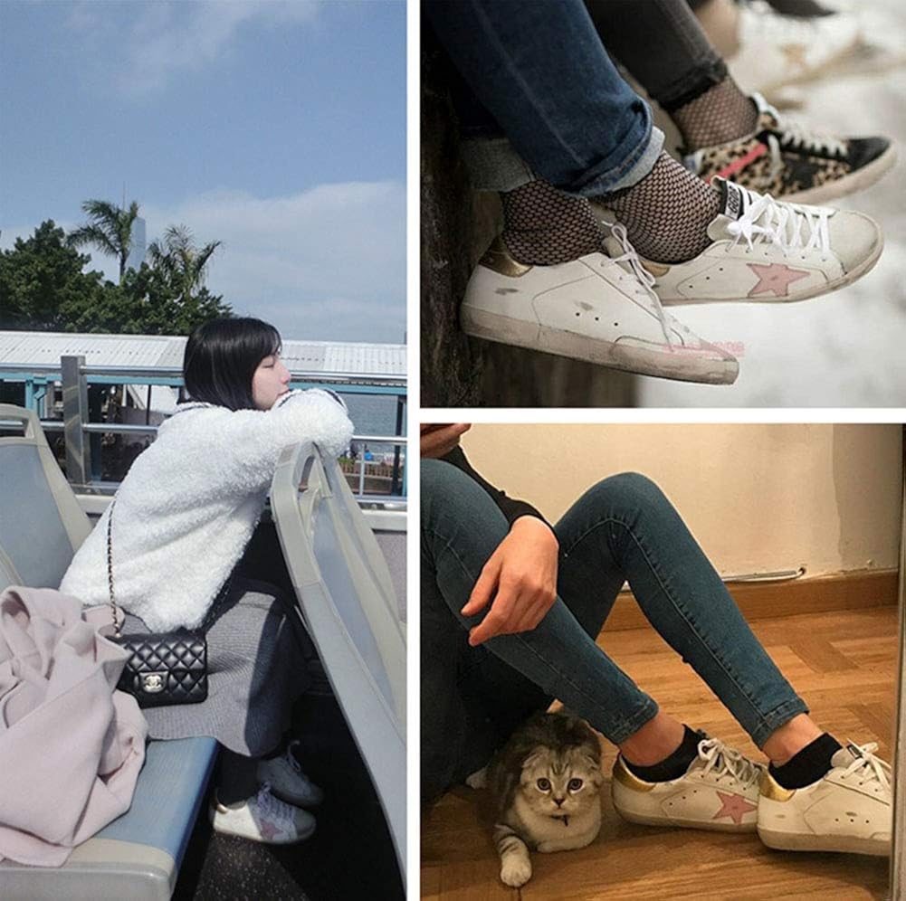 Women's Super-Star Leather Sneakers — Style HBKS-257 - Image 9