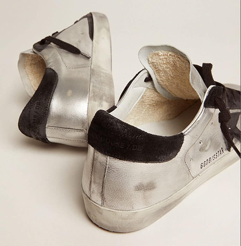 Women's Leather Retro Sneakers — Style iumnslhg-2131 - Image 5
