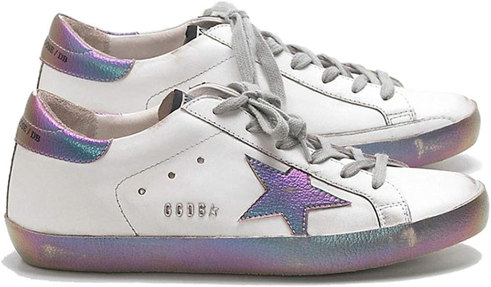 Women's Low-Top Leather Sneakers — Style HBKS-228 - Image 8