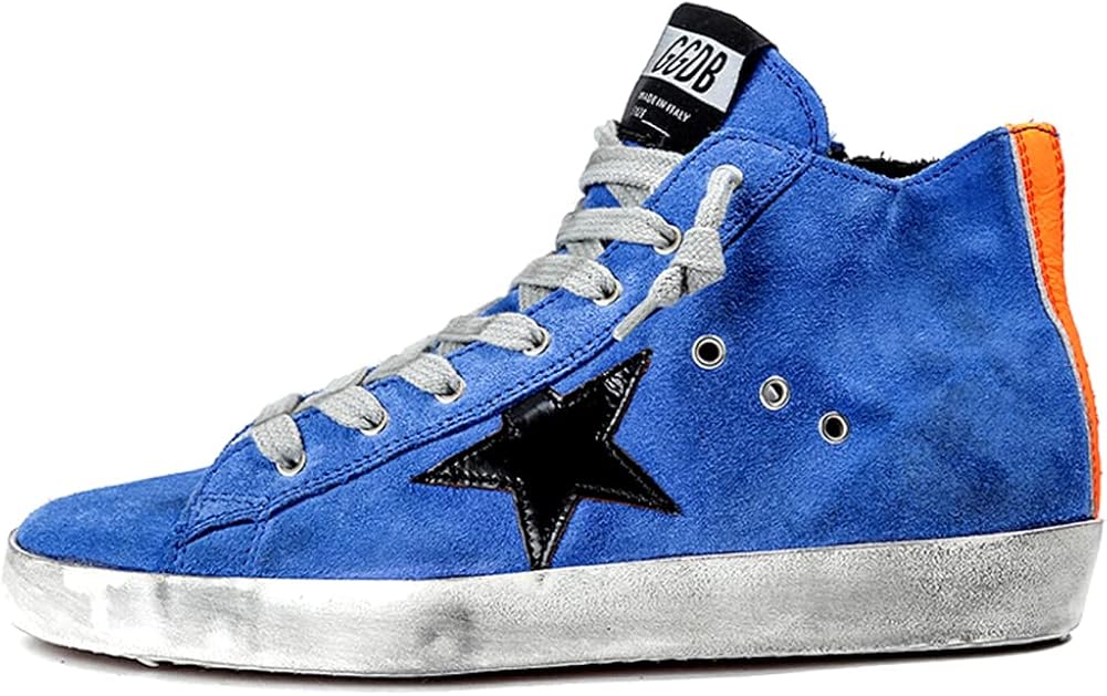 Men's High-Top Leather Retro Sneakers — Style HBKS-730