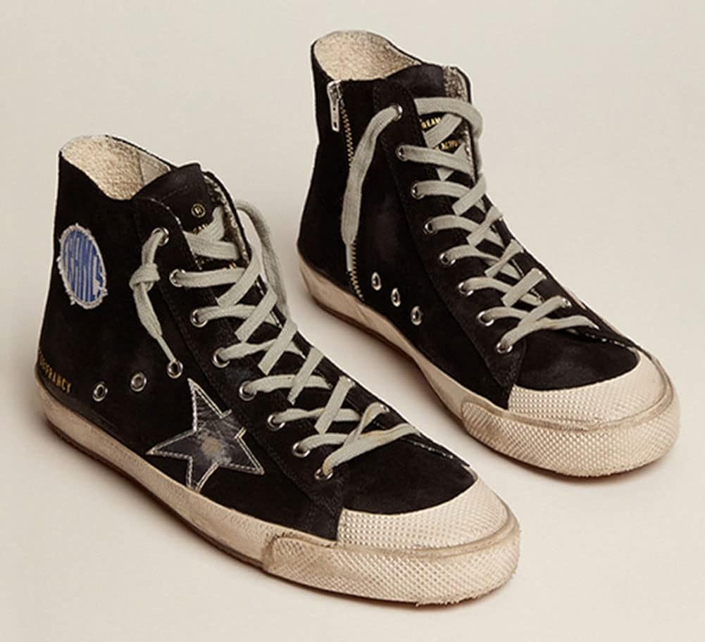 Men's Leather Retro Sneakers — Style HBKS-910 - Image 2