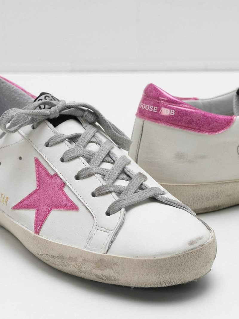 Women's Super-Star Leather Sneakers — Style HBKS-257 - Image 4