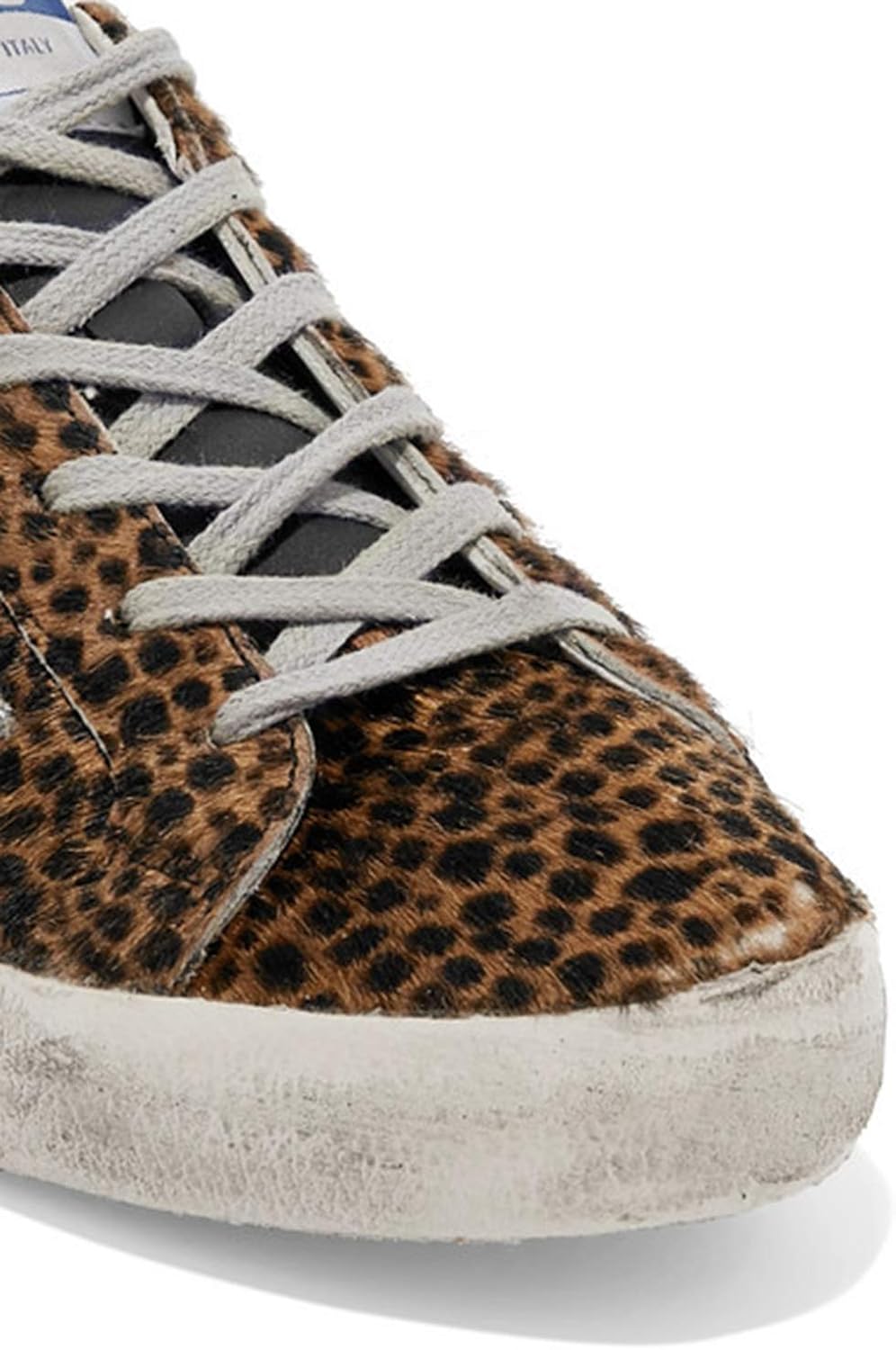 Women's Leopard-Print Leather Sneakers — Style HBKS-313 - Image 5