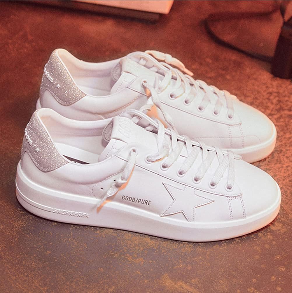 Women's Low-Top Leather Sneakers — Style iumnslhg-1735 - Image 6