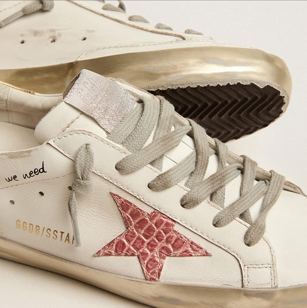 Women's Leather Retro Sneakers — Style HBKS-1106 - Image 11