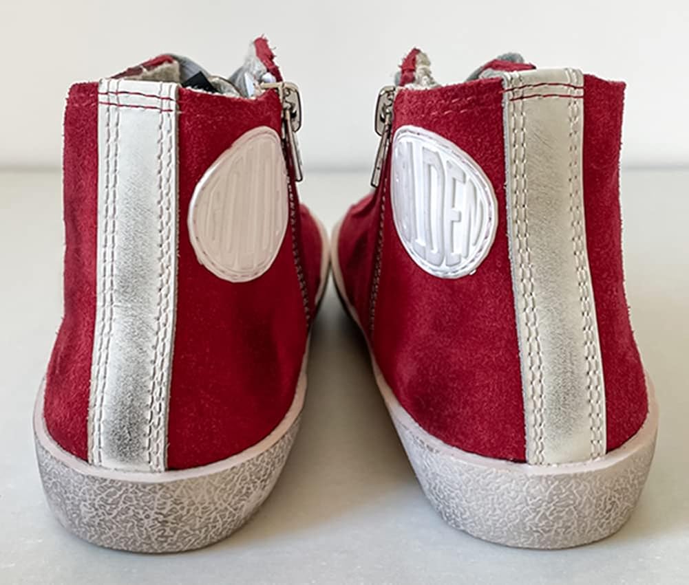 Women's High-Top Leather Retro Sneakers — Style HBKS-747 - Image 12