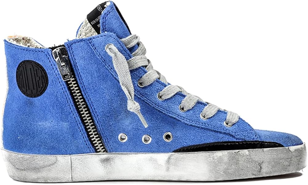 Women's High-Top Leather Retro Sneakers — Style HBKS-747 - Image 3
