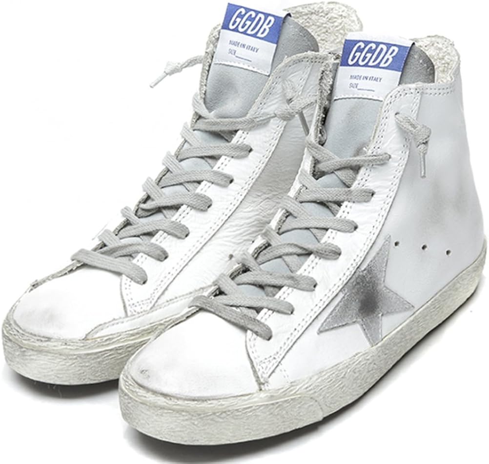 Men's High-Top Super-Star Leather Sneakers — Style iumnslhg-2292