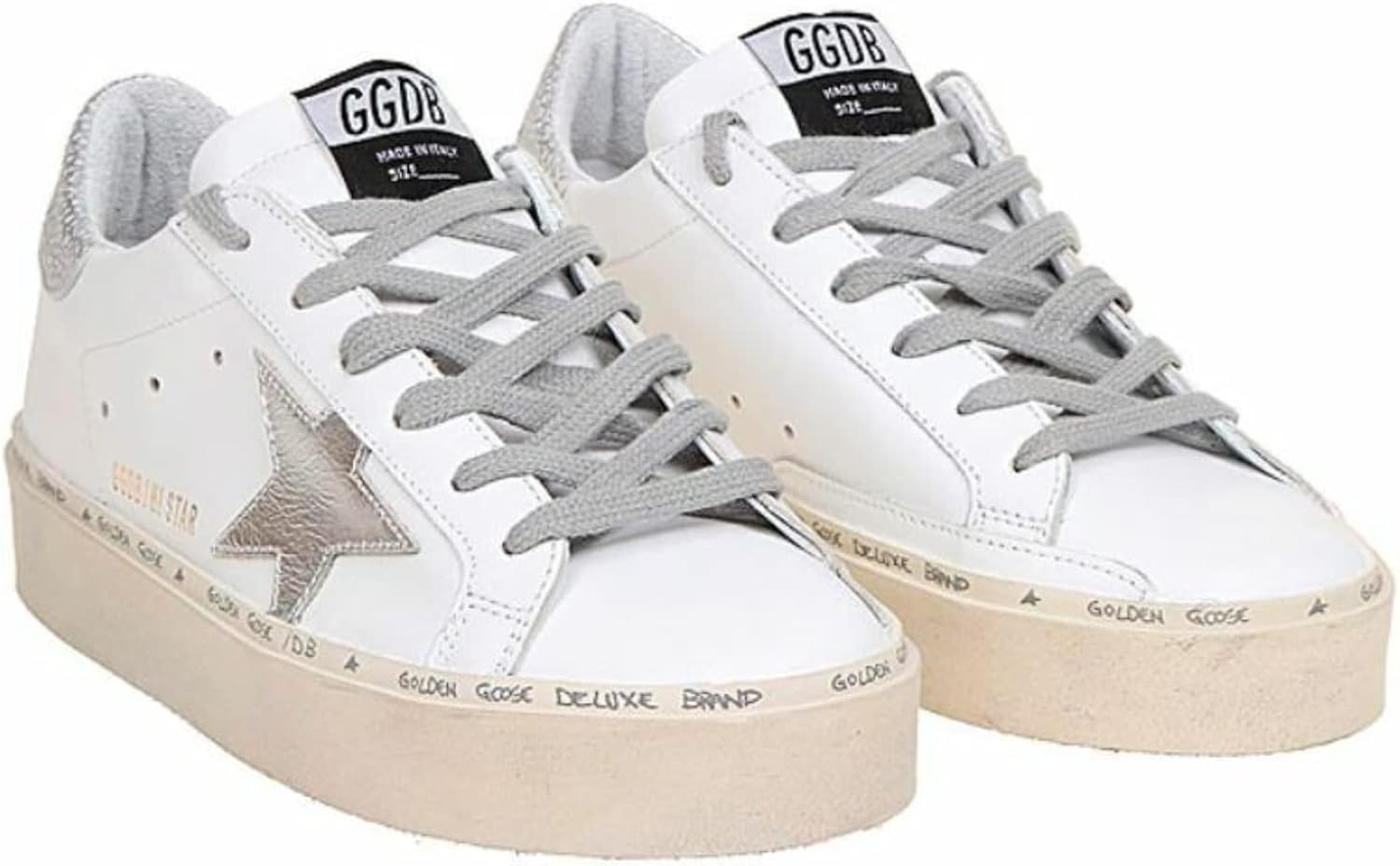 Women's Super-Star Leather Sneakers — Style HBKS-700 - Image 2