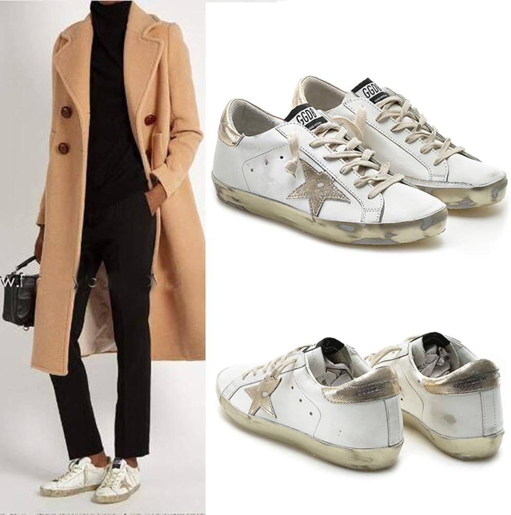 Women's Super-Star Leather Sneakers — Style HBKS-69 - Image 9