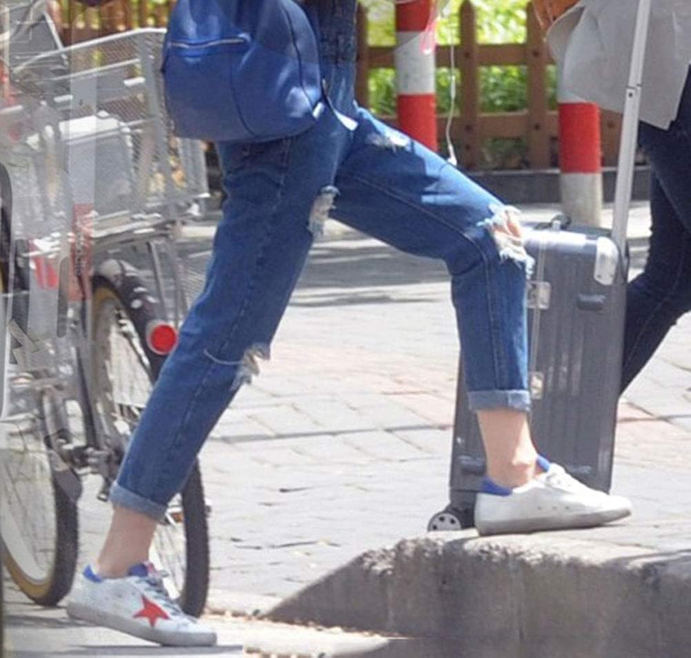 Women's Low-Top Leather Sneakers — Style HBKS-228 - Image 3