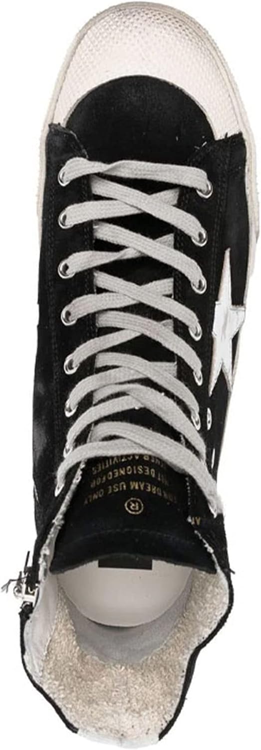 Women's Leather Retro Sneakers — Style HBKS-874 - Image 3