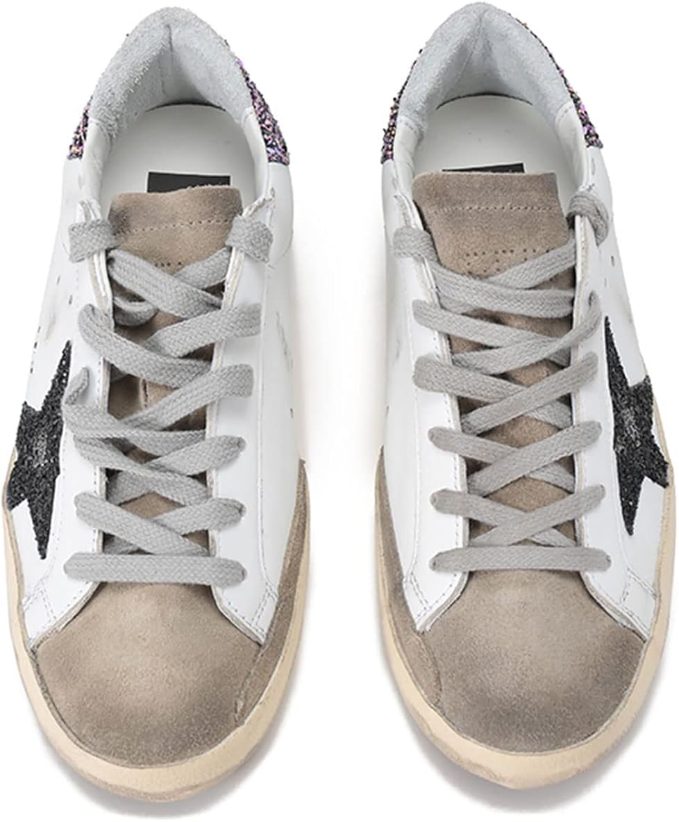 Women's Leather Retro Sneakers — Style HBKS-382 - Image 4