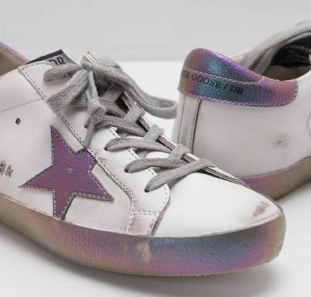 Women's Low-Top Leather Sneakers — Style HBKS-228 - Image 10