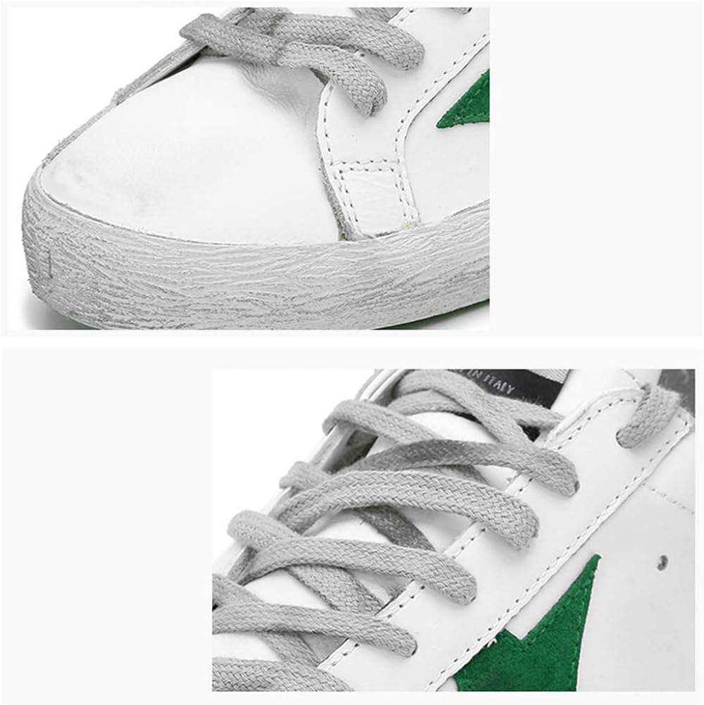 Men's Low-Top Super-Star Leather Sneakers — Style HBKS-490 - Image 4