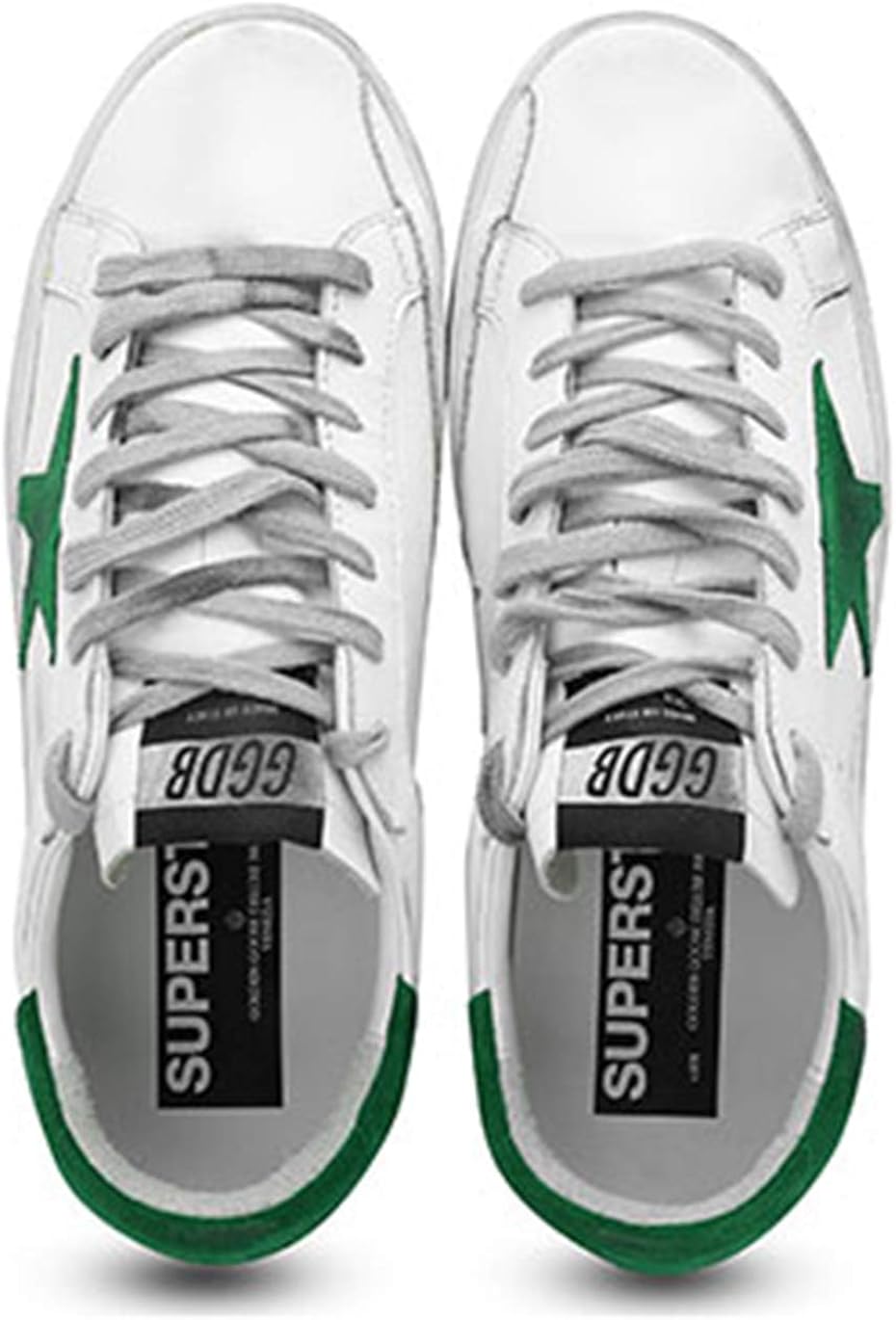 Men's Low-Top Super-Star Leather Sneakers — Style HBKS-490 - Image 2