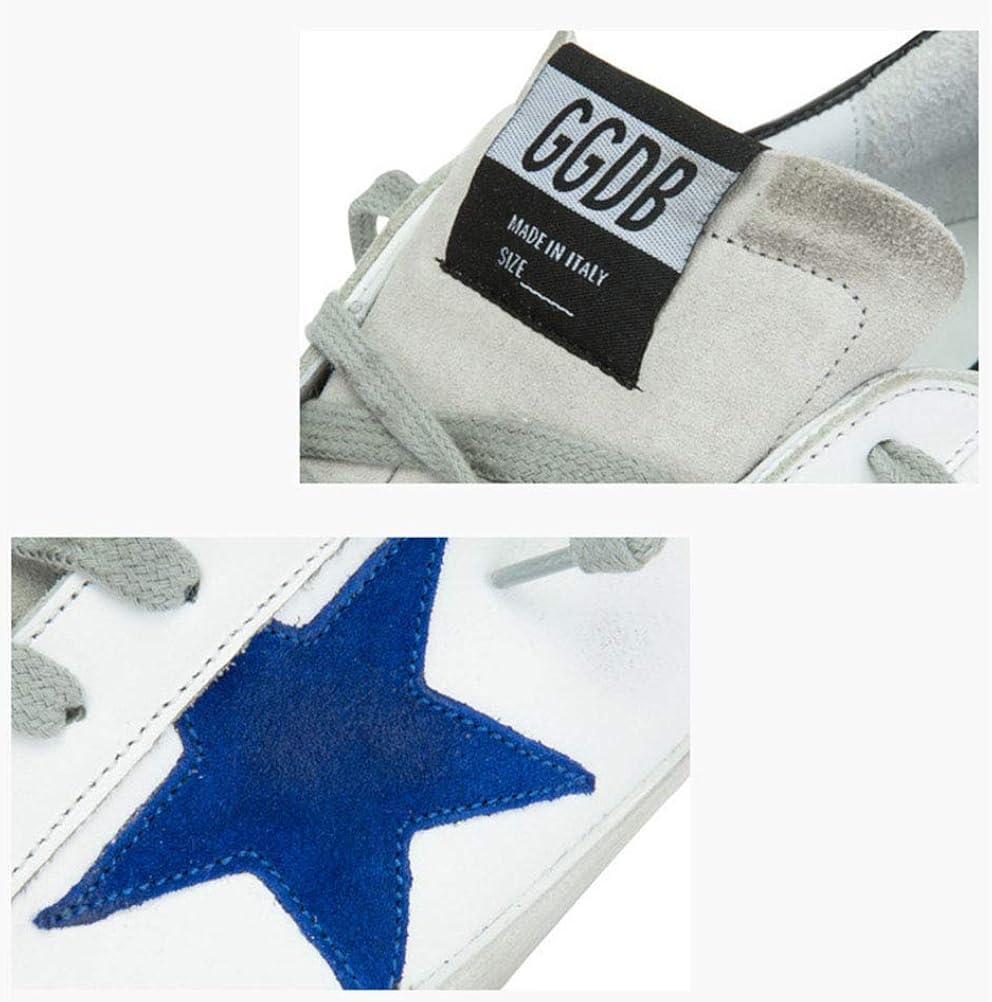 Women's Low-Top Leather Sneakers — Style HBKS-35 - Image 3