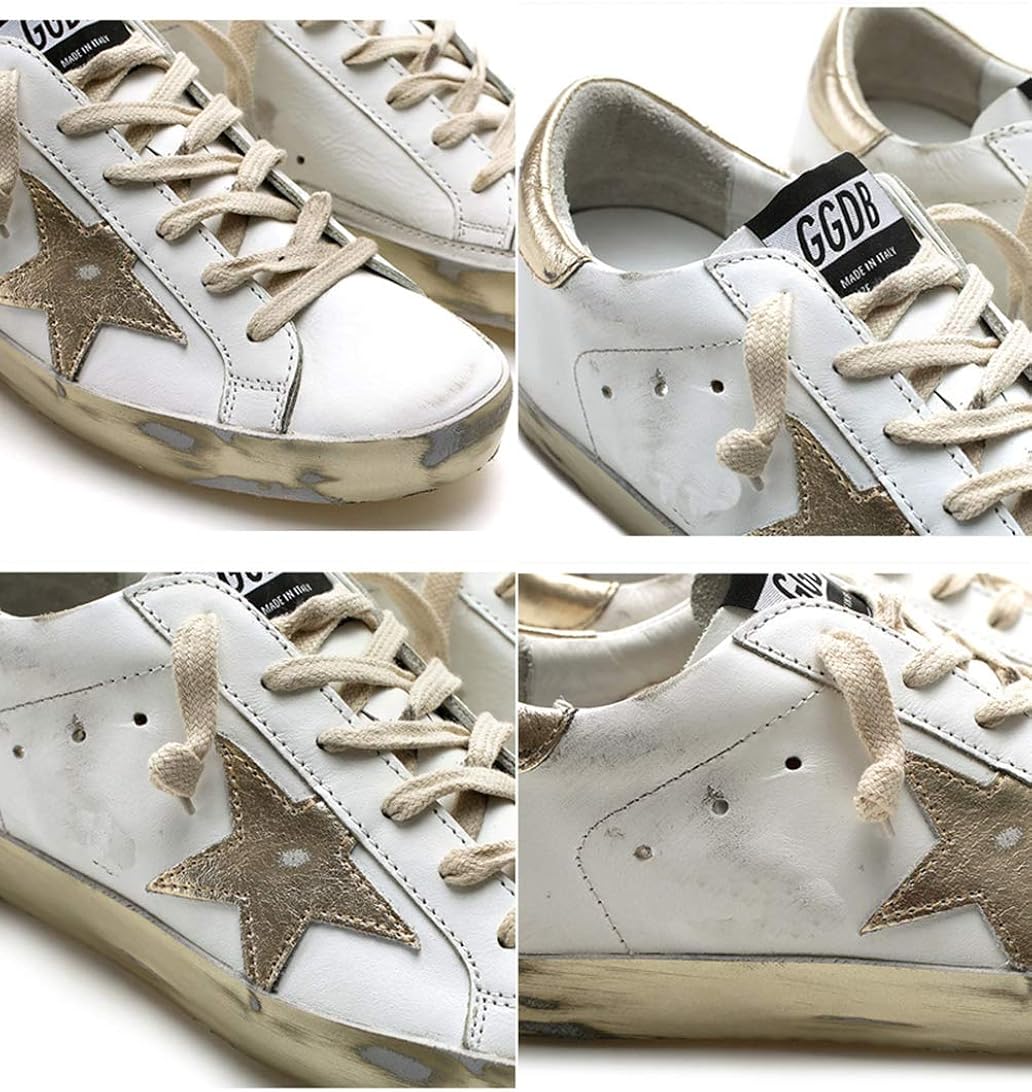 Women's Super-Star Leather Sneakers — Style HBKS-69 - Image 6