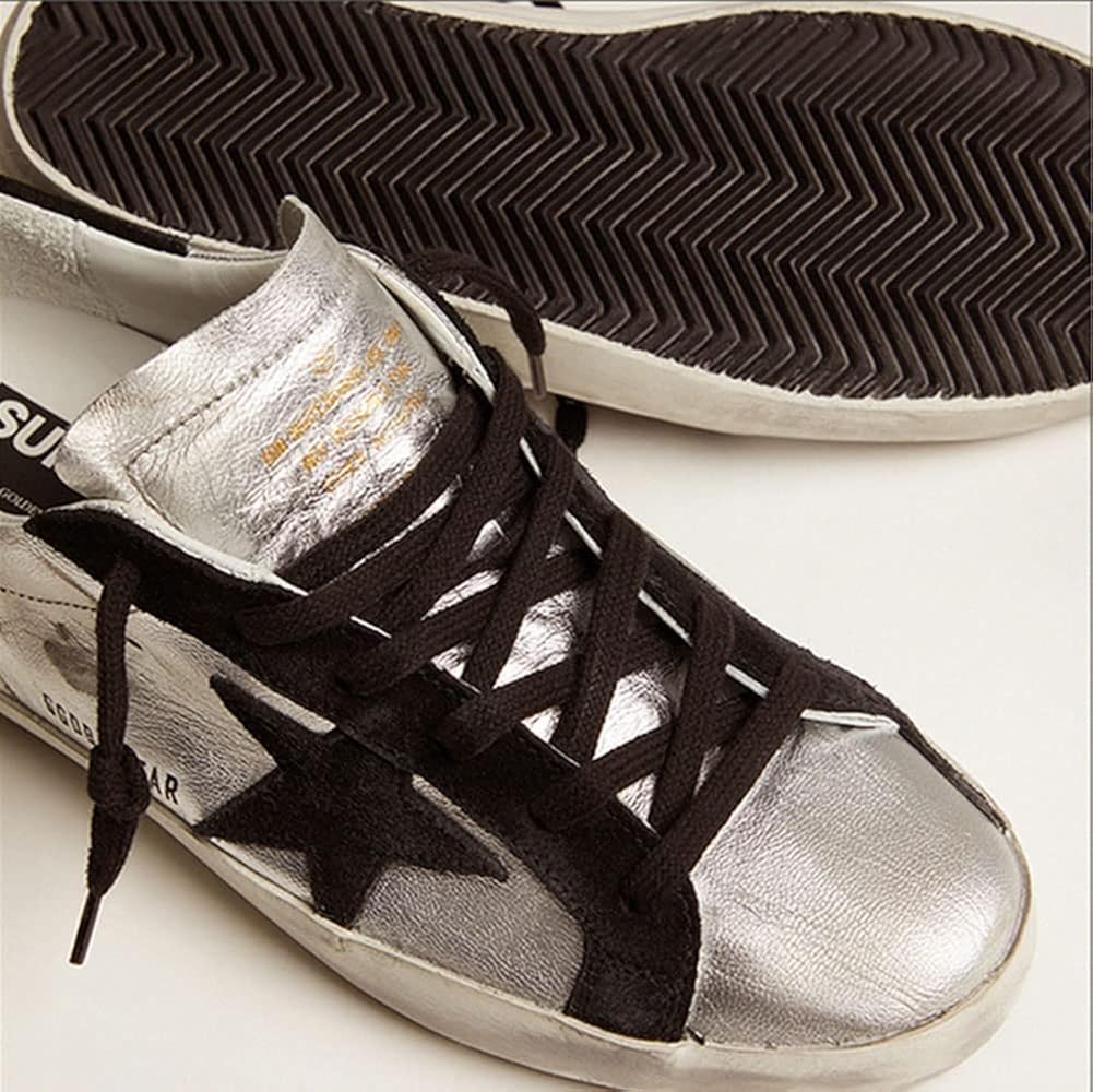 Women's Leather Retro Sneakers — Style iumnslhg-2131 - Image 4