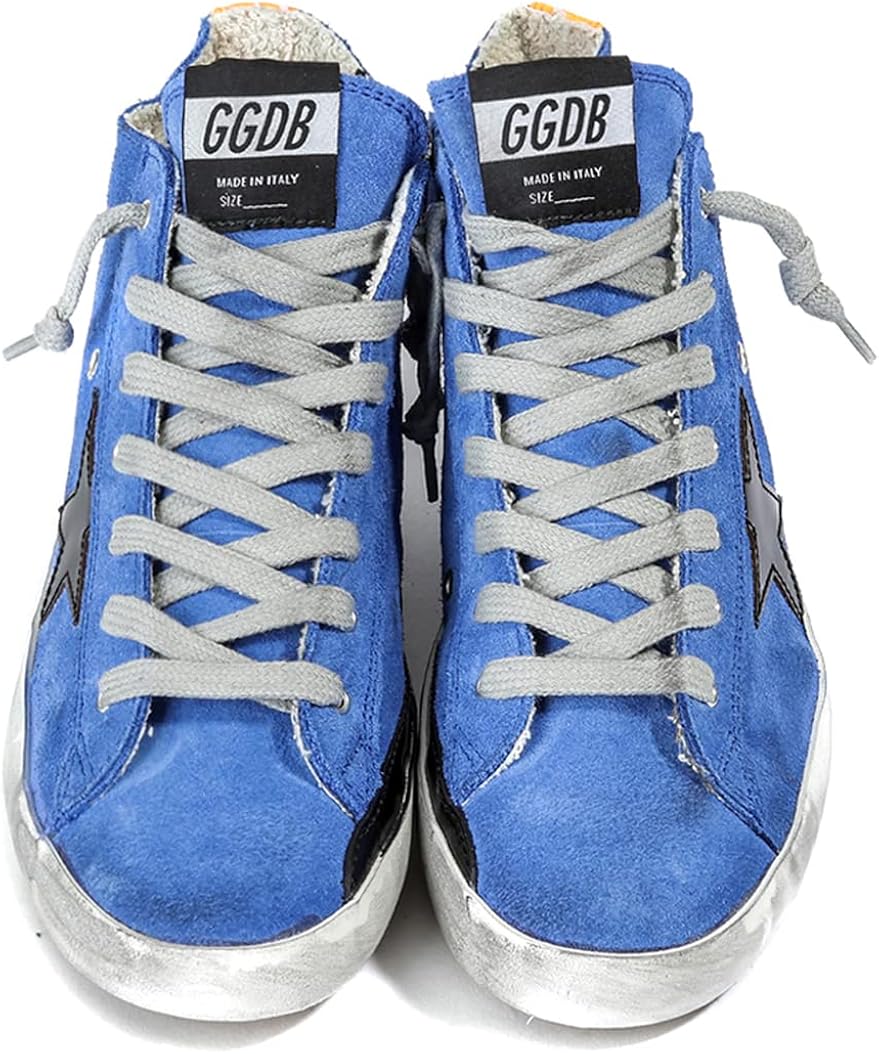 Women's High-Top Leather Retro Sneakers — Style HBKS-747 - Image 5
