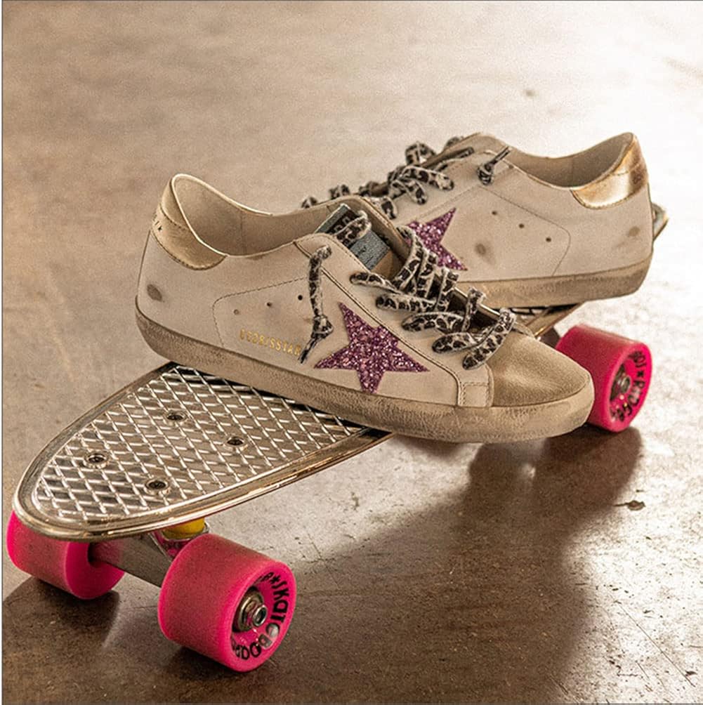 Women's Leather Retro Sneakers — Style HBKS-382 - Image 12