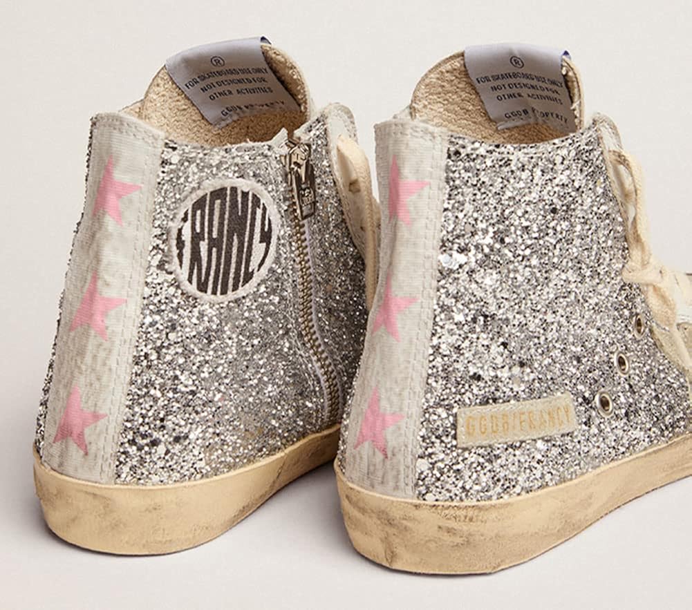 Women's High-Top Leather Sneakers — Style HBKS-927 - Image 5