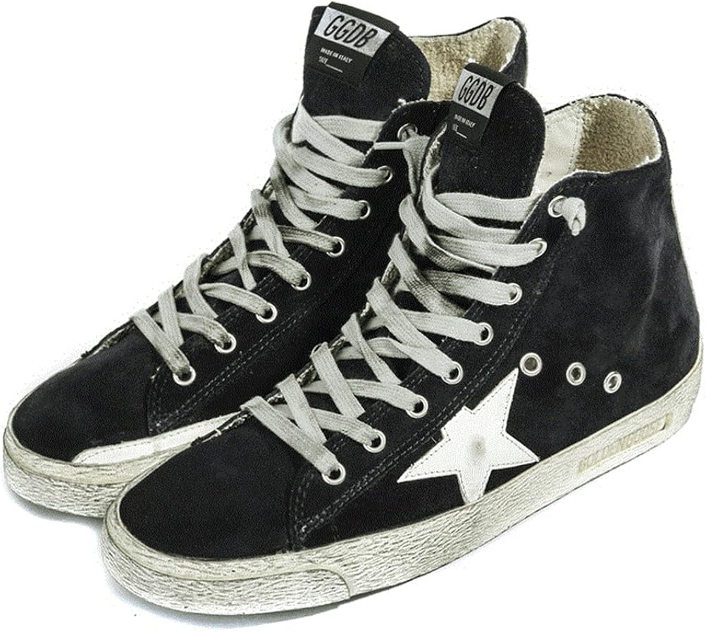 Women's High-Top Super-Star Leather Sneakers — Style HBKS-144